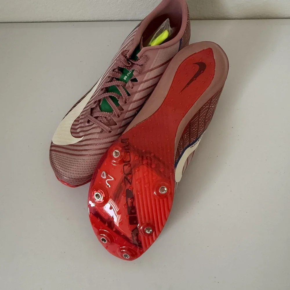 Nike Air Zoom Maxfly 2 Pink Flyweave Track Spikes HQ2058-600 NBY Men Size 8